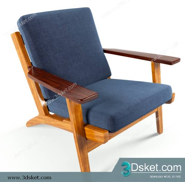 3D Model Chair Free Download 0167