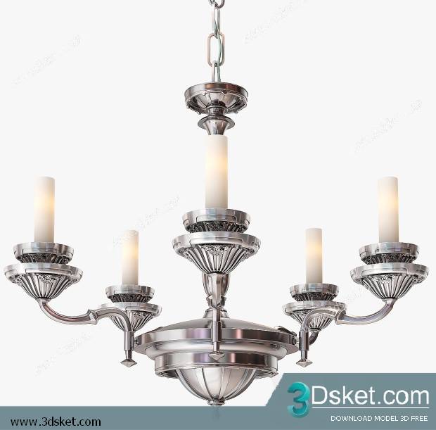 Free Download Ceiling Light 3D Model 0171