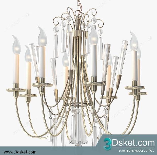 Free Download Ceiling Light 3D Model 0172