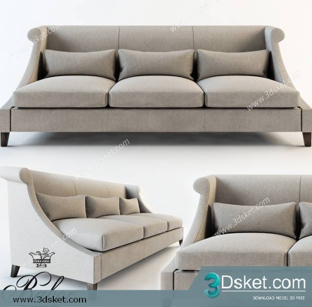 3D Model Sofa Free Download 182