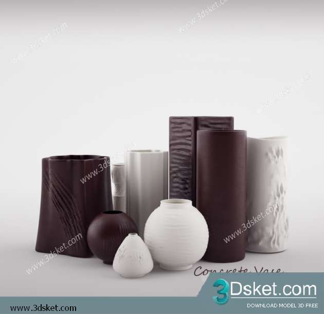 Free Download Vase 3D Model 0105
