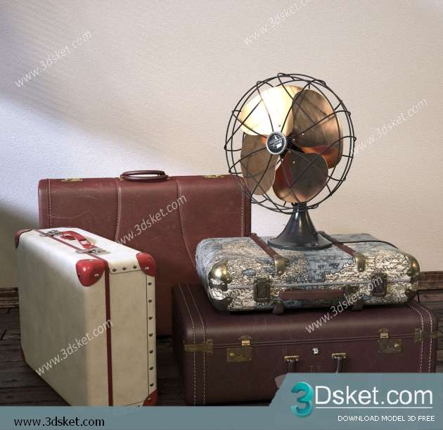 Free Download Decorative set 3D Model 0209