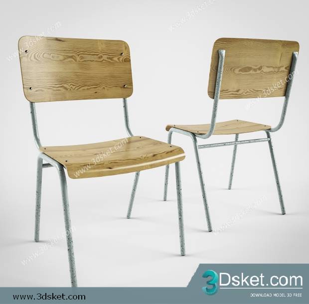 3D Model Chair Free Download 0168
