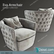 3D Model Arm Chair Free Download 293