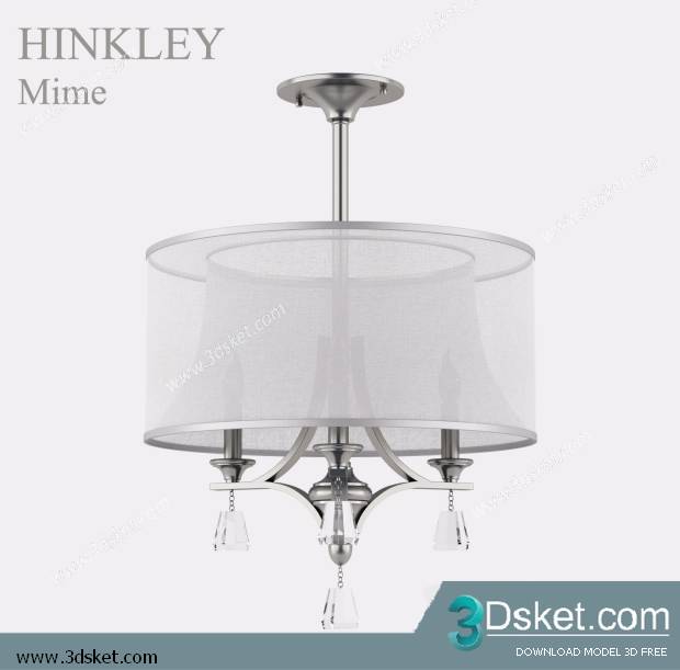 Free Download Ceiling Light 3D Model 0178