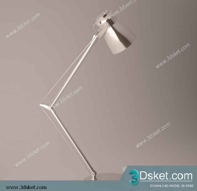 Free Download Table Lamp 3D Model 097