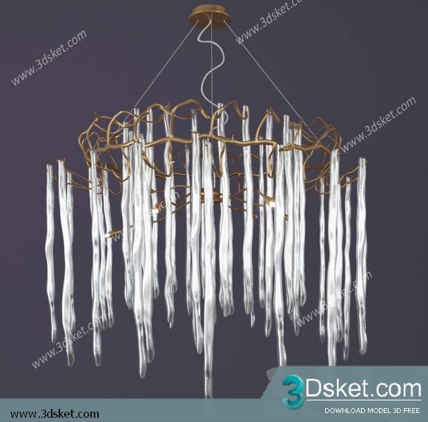 Free Download Ceiling Light 3D Model 0179