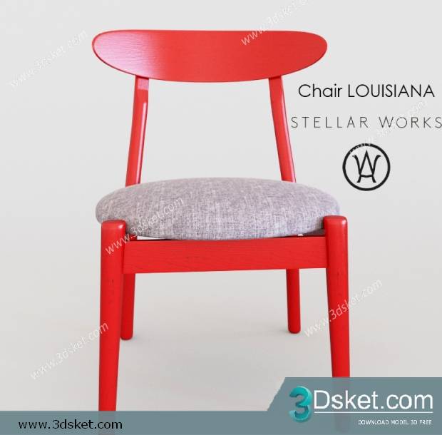3D Model Chair Free Download 0170