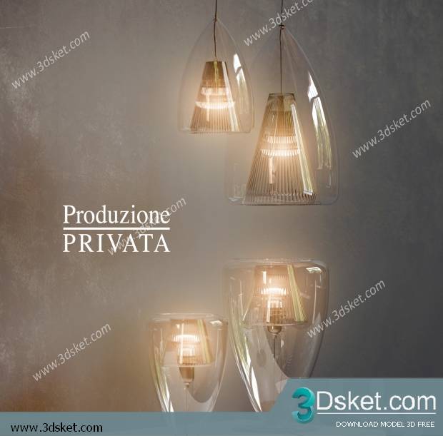 Free Download Ceiling Light 3D Model 0181