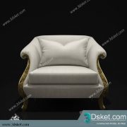 3D Model Arm Chair Free Download 297