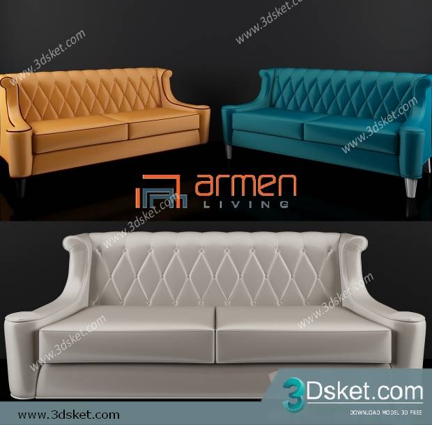 3D Model Sofa Free Download 186