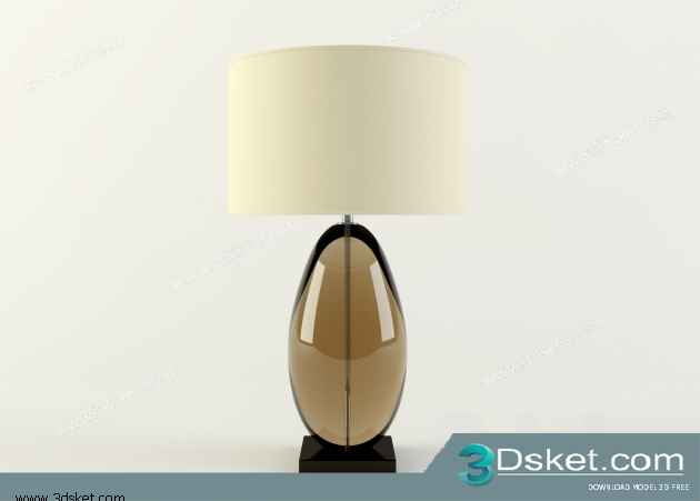 Free Download Table Lamp 3D Model 098