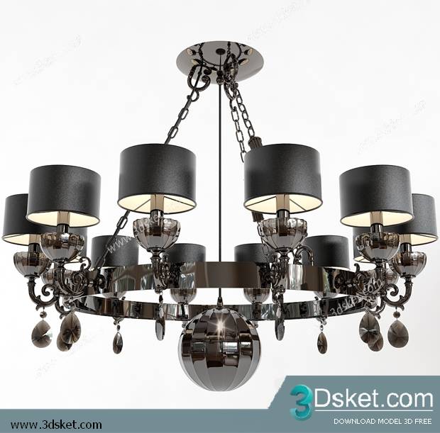 Free Download Ceiling Light 3D Model 0183