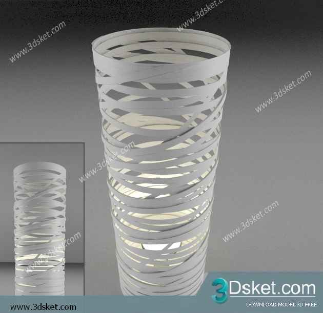 Free Download Table Lamp 3D Model 099
