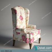 3D Model Arm Chair Free Download 308