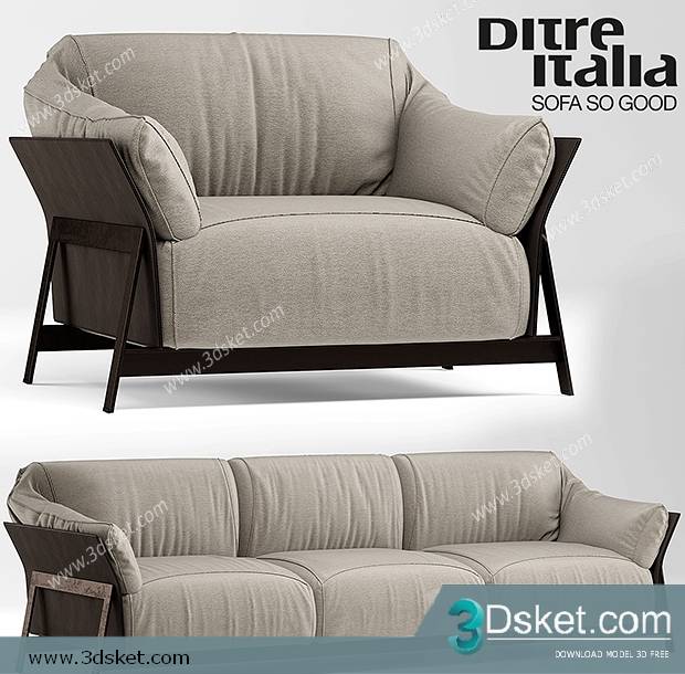 3D Model Sofa Free Download 190