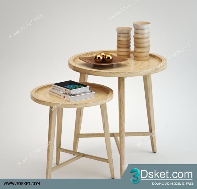 3D Model Table Chair Free Download 100