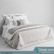 3D Model Bed Free Download Giường 170