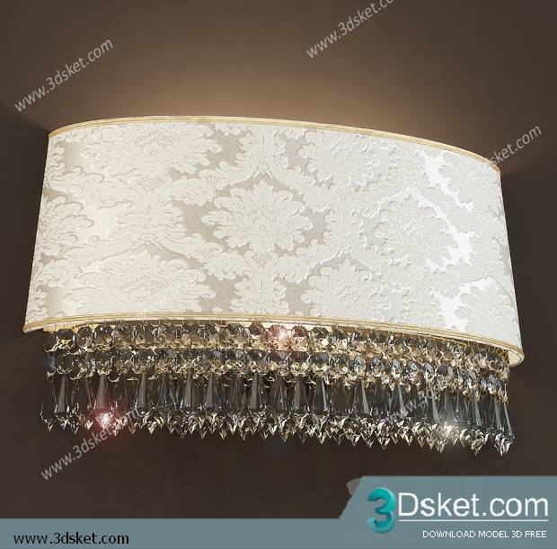 Free Download Ceiling Light 3D Model 0185
