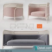 3D Model Arm Chair Free Download 315