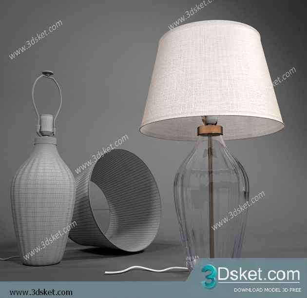 Free Download Table Lamp 3D Model 0200