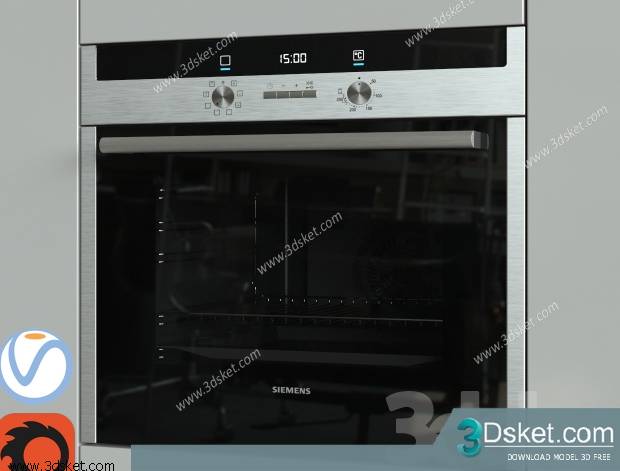 Free Download Kitchen Appliance 3D Model 0136