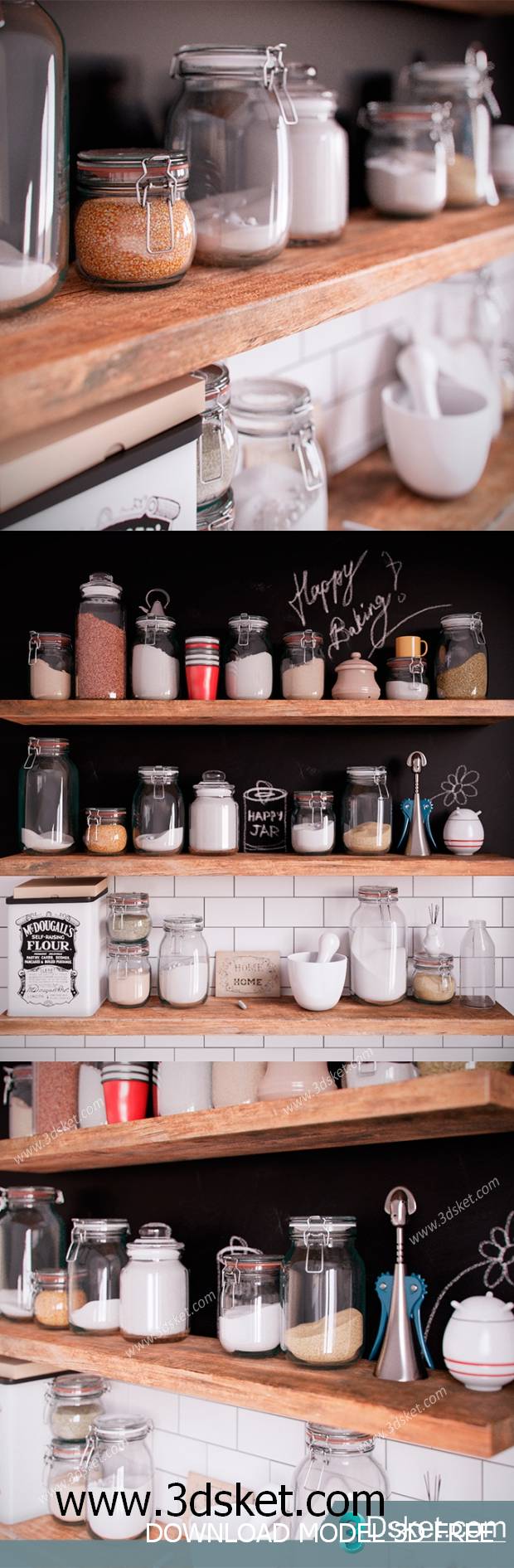 Free Download 3D Models Tableware Kitchen 0134