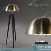 Free Download Floor Lamp 3D Model Đèn Sàn 042