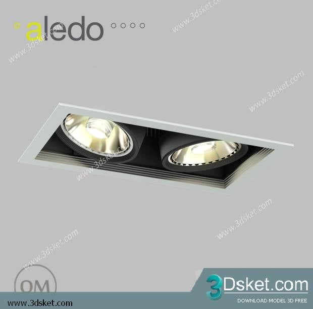 Free Download Spot Light 3D Model 020