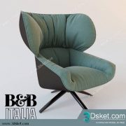 3D Model Arm Chair Free Download 319