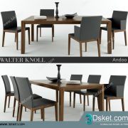 3D Model Table Chair Free Download 102