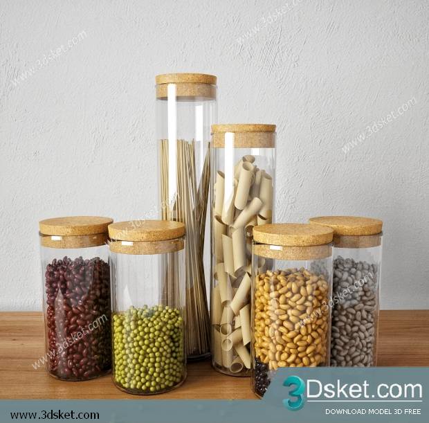 Free Download 3D Models Tableware Kitchen 0136