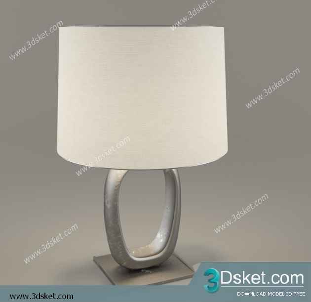 Free Download Table Lamp 3D Model 0189