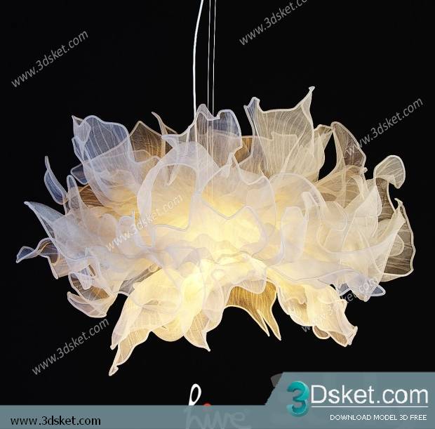 Free Download Ceiling Light 3D Model 0190