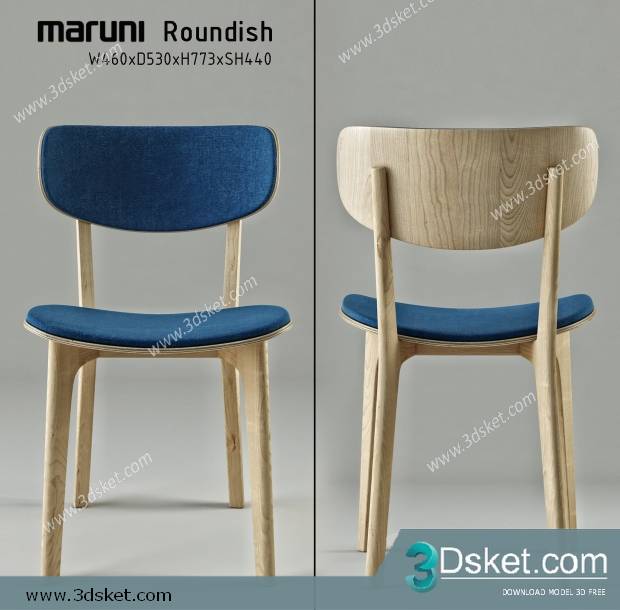 3D Model Chair Free Download 0177