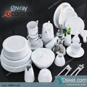 Free Download 3D Models Tableware Kitchen 0138