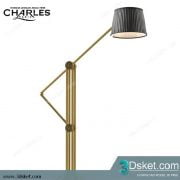 Free Download Floor Lamp 3D Model Đèn Sàn 044