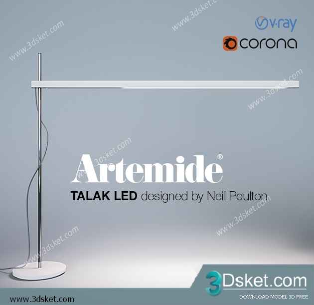 Free Download Table Lamp 3D Model 0191