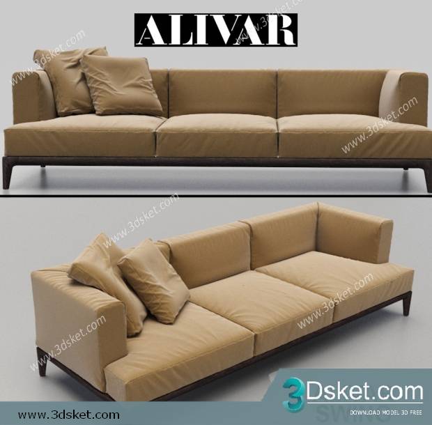 3D Model Sofa Free Download 203