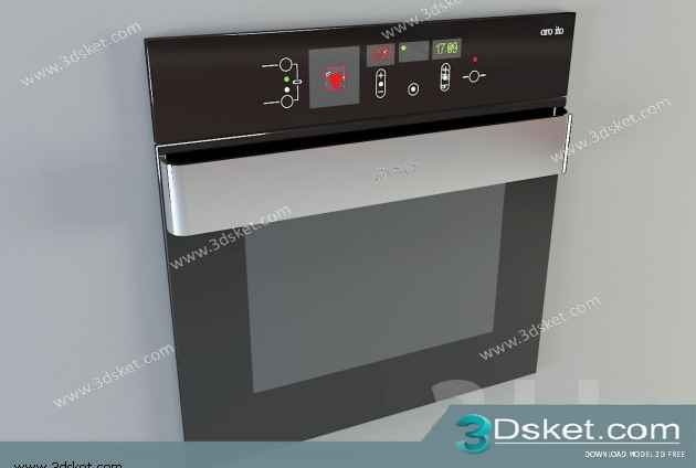 Free Download Kitchen Appliance 3D Model 063