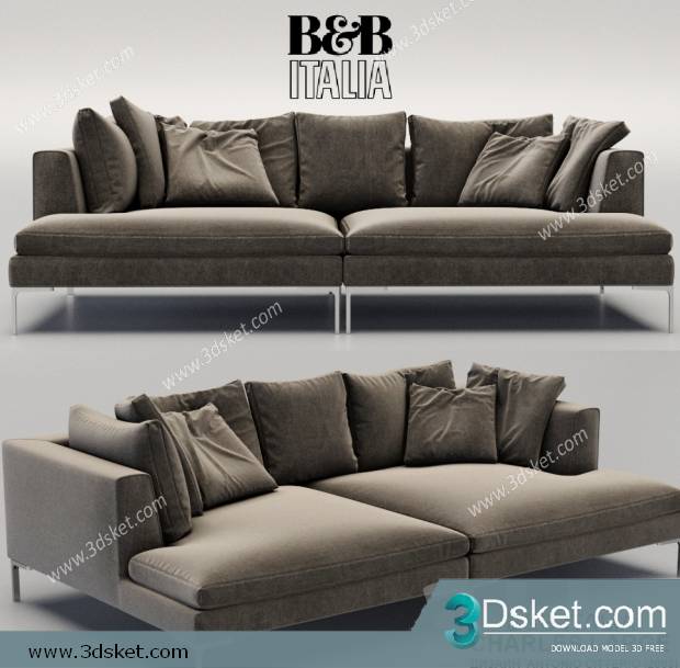 3D Model Sofa Free Download 208