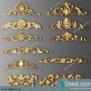 Free Download Decorative Plaster 3D Model 073