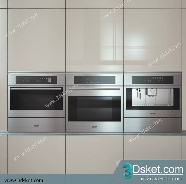 Free Download Kitchen Appliance 3D Model 0138