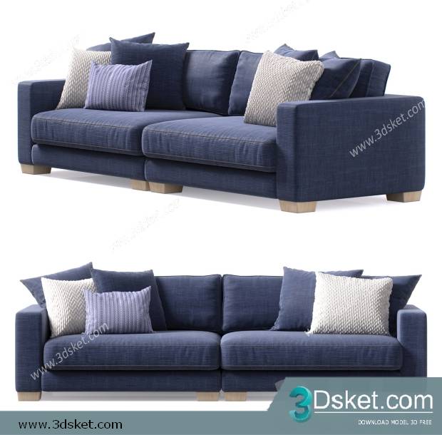 3D Model Sofa Free Download 209