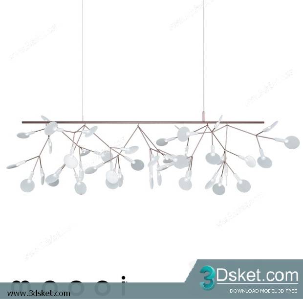 Free Download Ceiling Light 3D Model 0195