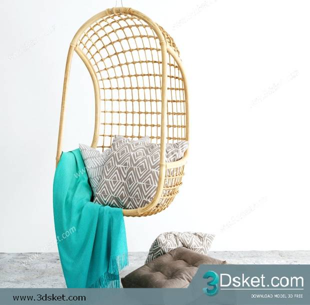 3D Model Chair Free Download 0186