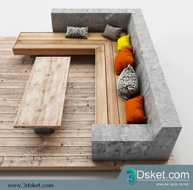 3D Model Sofa Free Download 211