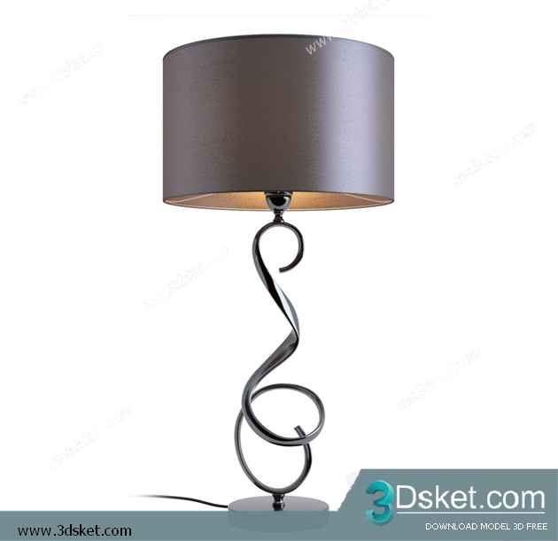 Free Download Table Lamp 3D Model 0194