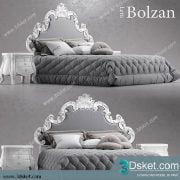3D Model Bed Free Download Giường 179