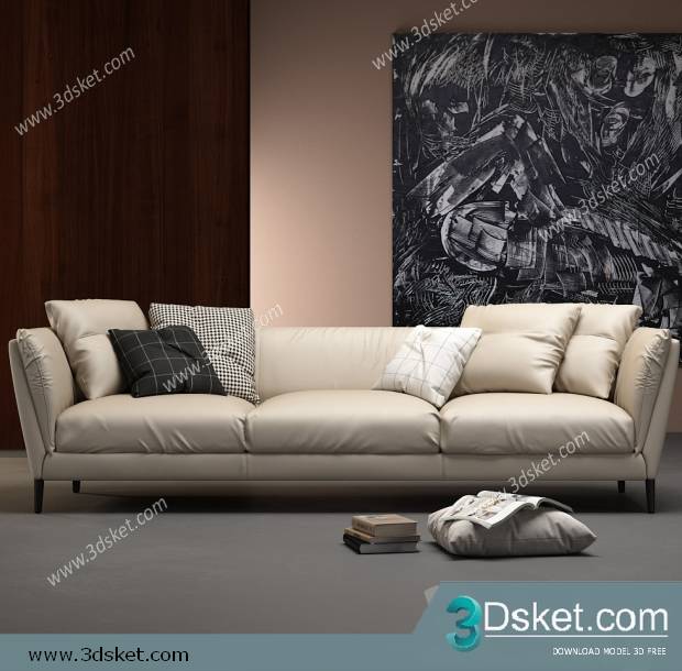 3D Model Sofa Free Download 218